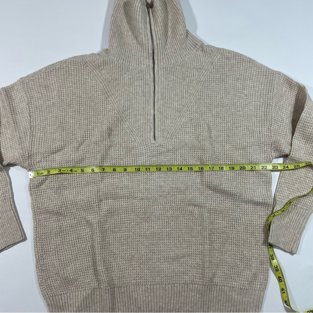 LAST ONE! NWOT Aerie CozyUp Waffle Quarter Zip Sweater - Picture 7 of 8